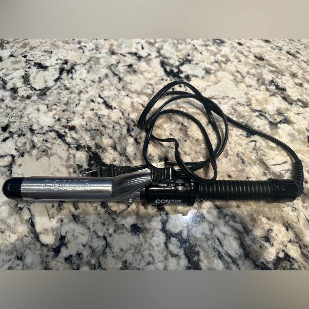 Conair Silver and Black Curling Iron